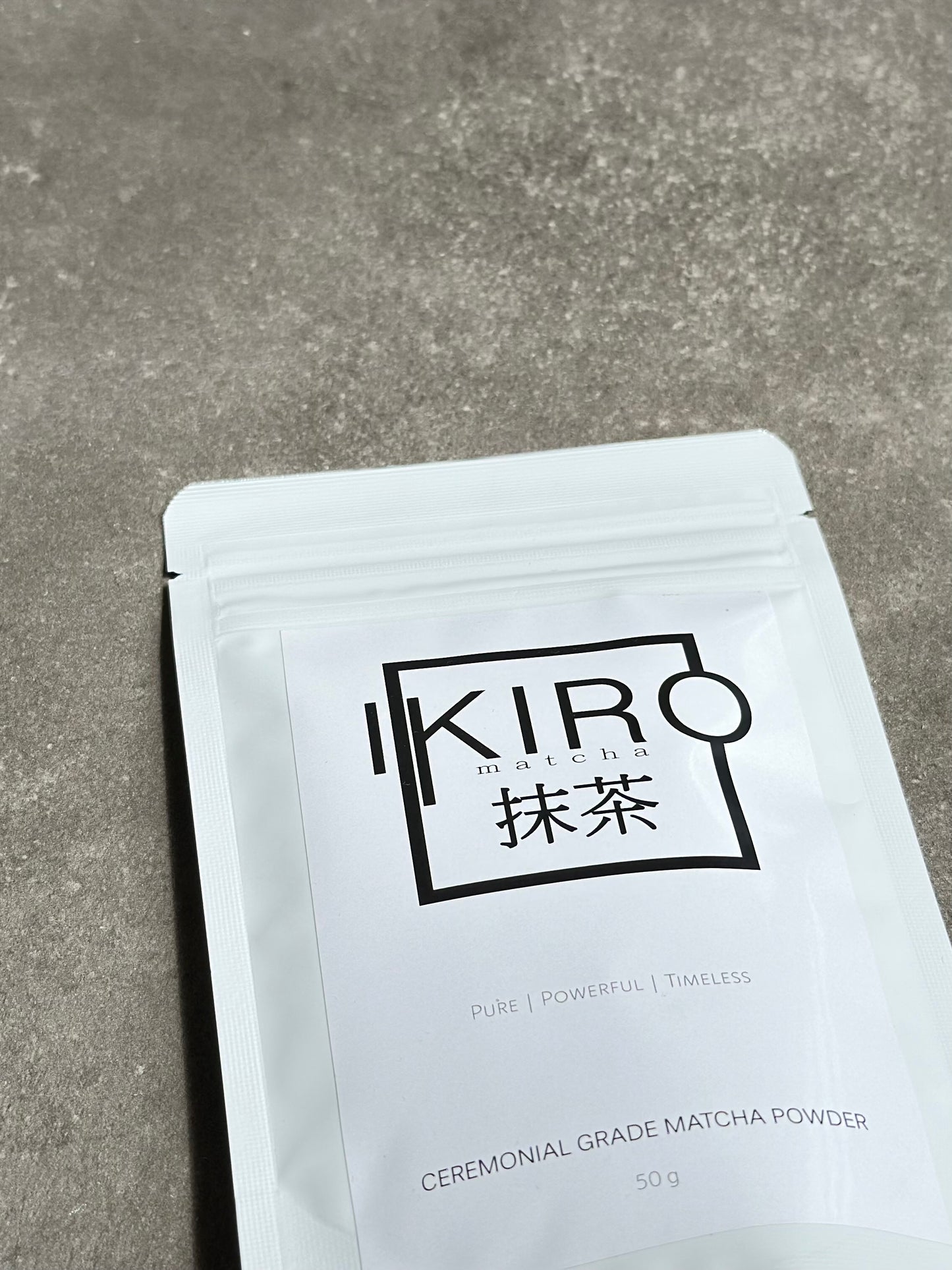 Ceremonial Matcha-Pulver im Zip-Beutel (50g)