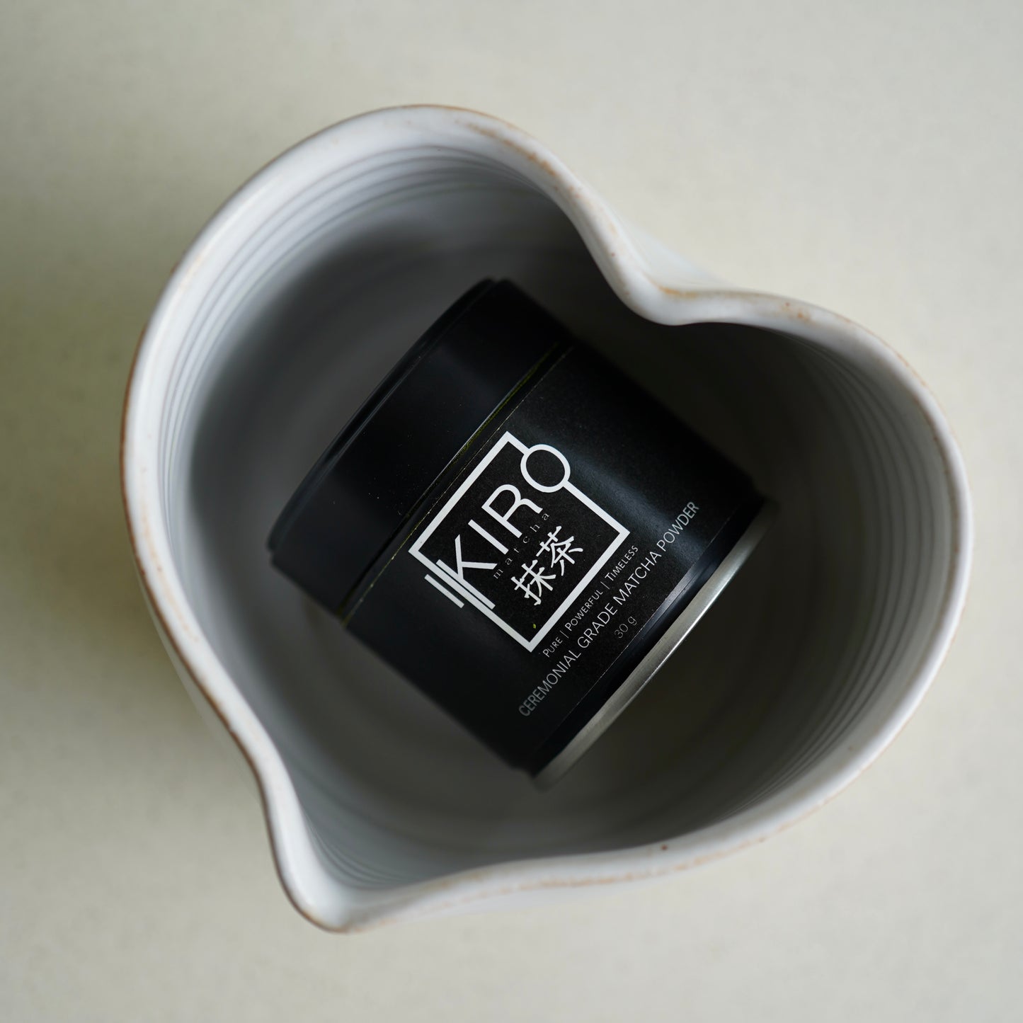 Matcha-Schale in Herzform